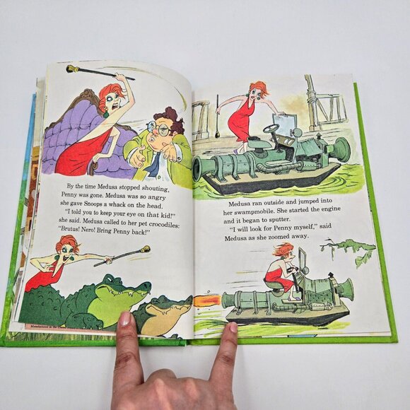 Disney Books Grolier Book Club Cinderella Sleeping Beauty Snow White The Rescuer - Picture 13 of 16